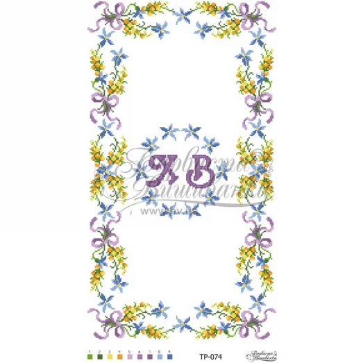 ТР-074 Пасхальный рушник. Барвиста Вишиванка