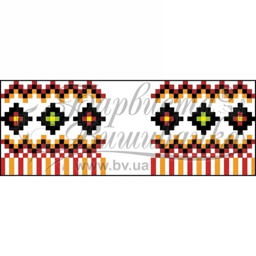 ТР-094 Заготовка рушника для букетов и декора . Барвиста Вишиванка