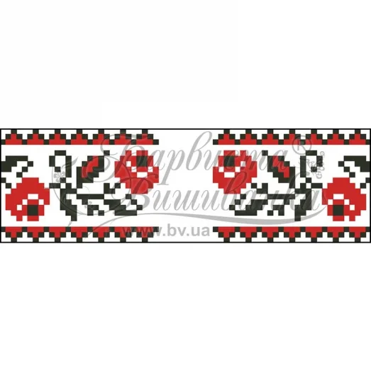 ТР-118 Заготовка рушника для букетов и декора . Барвиста Вишиванка