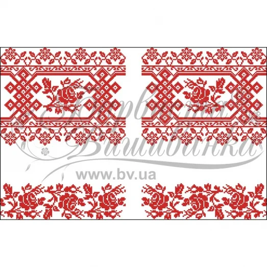 ТР-141 Рушник для свадебных икон для вышивки. Барвиста Вишиванка