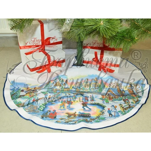 ТР-158 Пошитая юбка под ёлку для вышивки. Барвиста Вишиванка