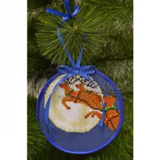 ТР-202 Пошитая ёлочная игрушка для вишивки бисером Барвиста Вишиванка