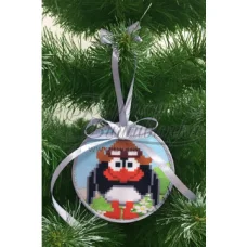 ТР-382 Пошитая ёлочная игрушка для вишивки бисером Барвиста Вишиванка