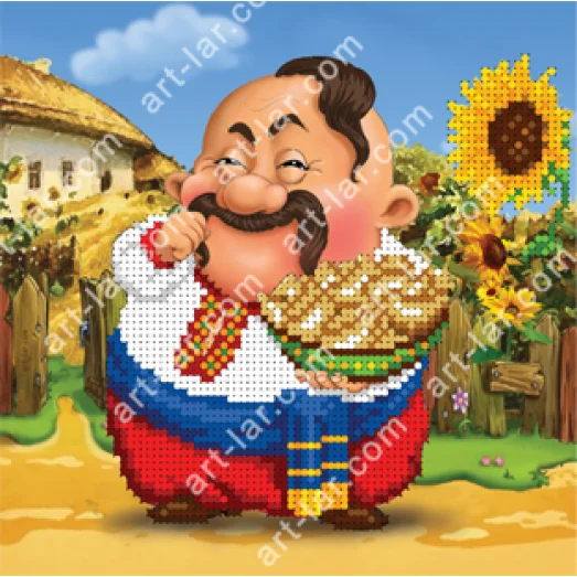 БИС-4216 Приглашаю на вареники. Схема для вышивки бисером Арт Лар