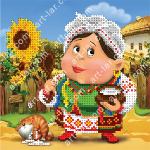 БИС-4316 Хозяюшка. Схема для вышивки бисером Арт Лар