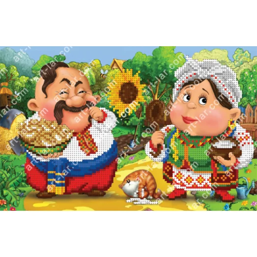 БИС-5116 Если дадите сметаны ... Схема для вышивки бисером Арт Лар