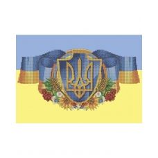 А4-К-043 Украинская символика. Схема для вышивки бисером ТМ Acorns