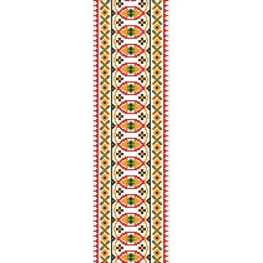 В-001 Вставка для одежды. Схема на канве для вышивки ТМ Вишиванка