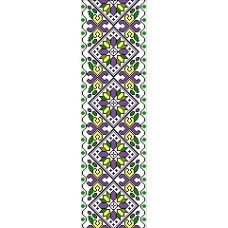 В-007 Вставка для одежды. Схема на канве для вышивки ТМ Вишиванка