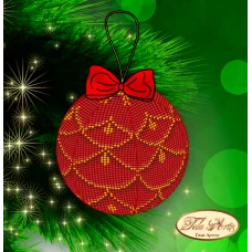 В-008 Шар Алая чешуя. Схема для вышивки бисером Тела Артис