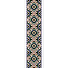 В-009 Вставка для одежды. Схема на канве для вышивки ТМ Вишиванка