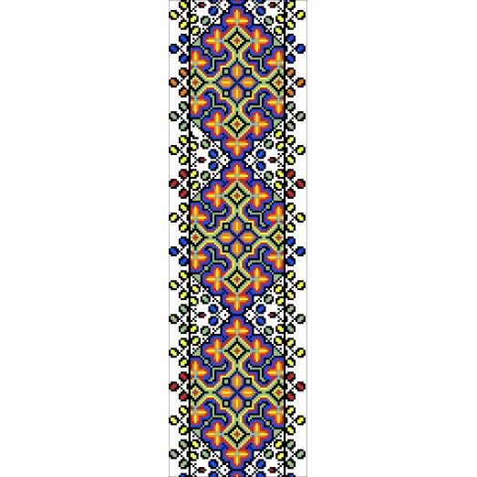 В-010 Вставка для одежды. Схема на канве для вышивки ТМ Вишиванка