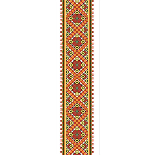 В-012 Вставка для одежды. Схема на канве для вышивки ТМ Вишиванка