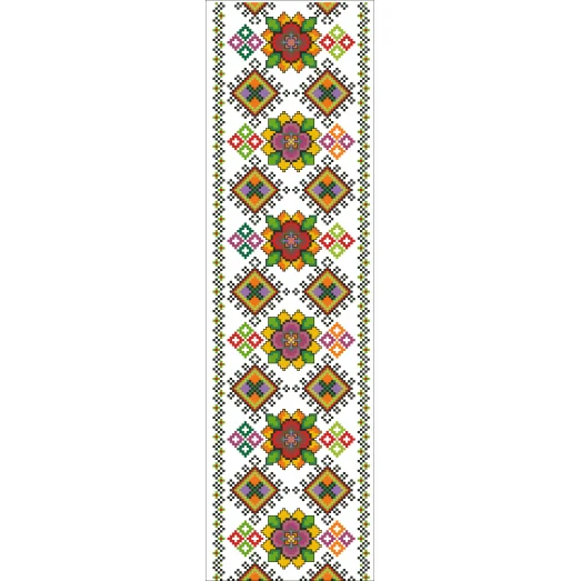 В-015 Вставка для одежды. Схема на канве для вышивки ТМ Вишиванка