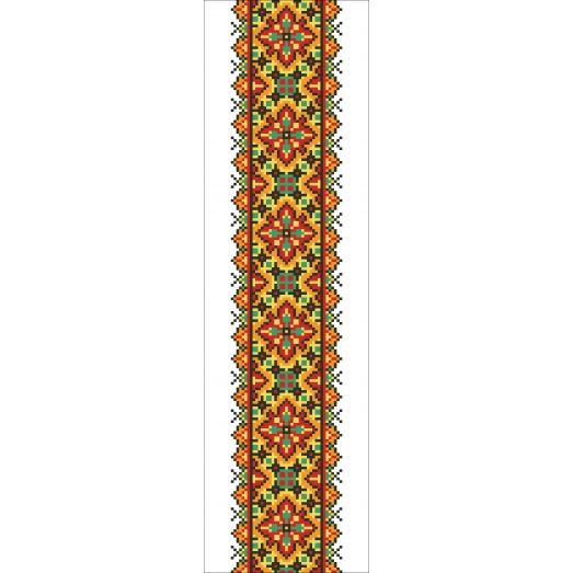 В-022 Вставка для одежды. Схема на канве для вышивки ТМ Вишиванка