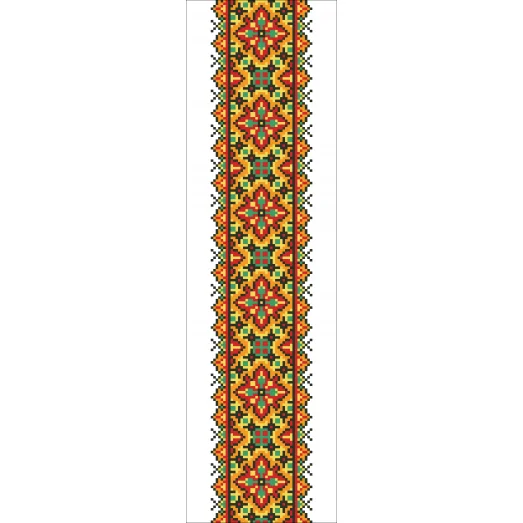 В-022 Вставка для одежды. Схема на канве для вышивки ТМ Вишиванка