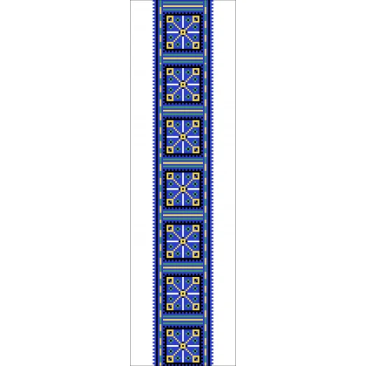 В-026 Вставка для одежды. Схема на канве для вышивки ТМ Вишиванка