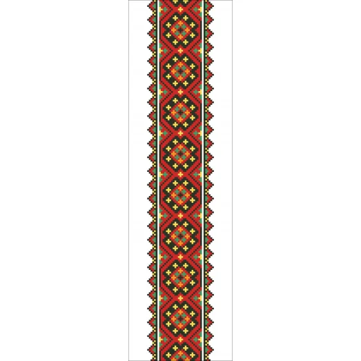 В-029 Вставка для одежды. Схема на канве для вышивки ТМ Вишиванка