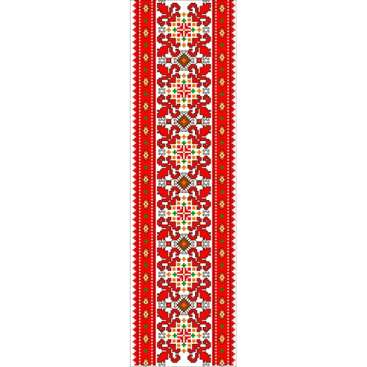 В-031 Вставка для одежды. Схема на канве для вышивки ТМ Вишиванка