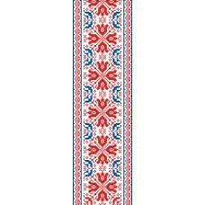 В-037 Вставка для одежды. Схема на канве для вышивки ТМ Вишиванка