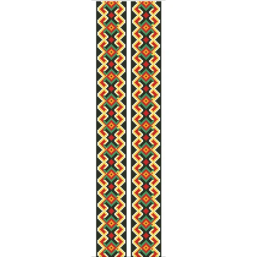 В-052 Вставка для одежды. Схема на канве для вышивки ТМ Вишиванка