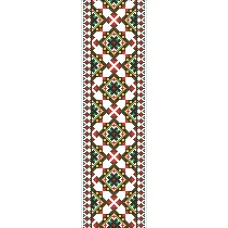 В-058 Вставка для одежды. Схема на канве для вышивки ТМ Вишиванка