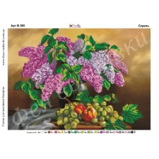 В-306 Сирень. Схема для вышивки бисером Фея Вышивки