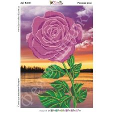 В-430 Розовая Роза. Схема для вышивки бисером Фея Вышивки