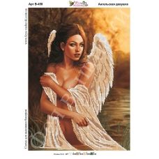 В-458 Ангельская девушка. Схема для вышивки бисером Фея Вышивки
