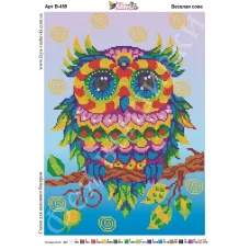 В-459 Веселая сова. Схема для вышивки бисером Фея Вышивки