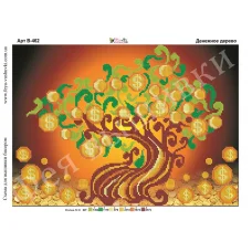 В-462 Денежное дерево. Схема для вышивки бисером Фея Вышивки