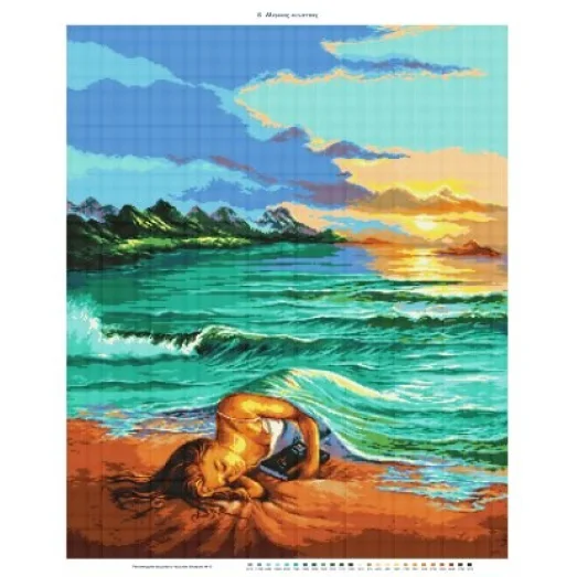 ЧВ-8005 В Морских Объятиях. Схема для вышивки бисером. Бисерок