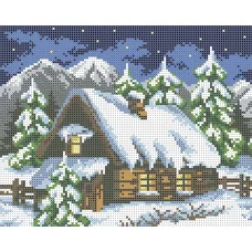 ФПК-4019 В одеяле снегов. Схема для вышивки бисером Феникс