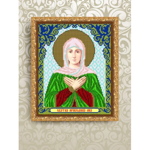 VIA-4092 Св.Лия (Лилия). Схема для вышивки бисером. АртСоло
