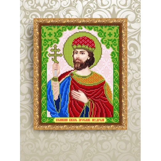 VIA-4098 Св.Ярослав Мудрый. Схема для вышивки бисером. АртСоло 
