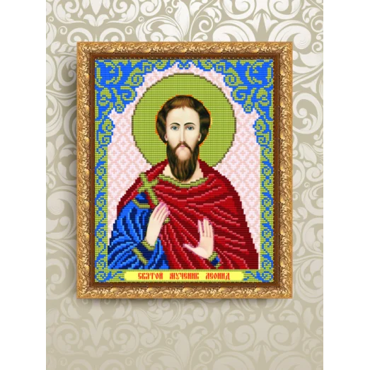 VIA-4100 Св.Леонид. Схема для вышивки бисером. АртСоло 