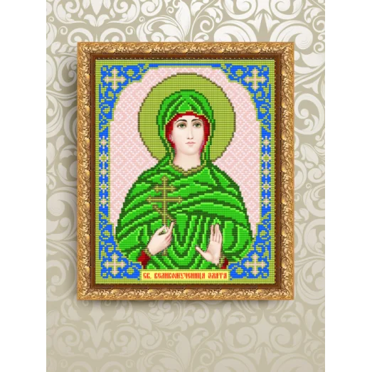 VIA-4101 Св.Злата. Схема для вышивки бисером. АртСоло 