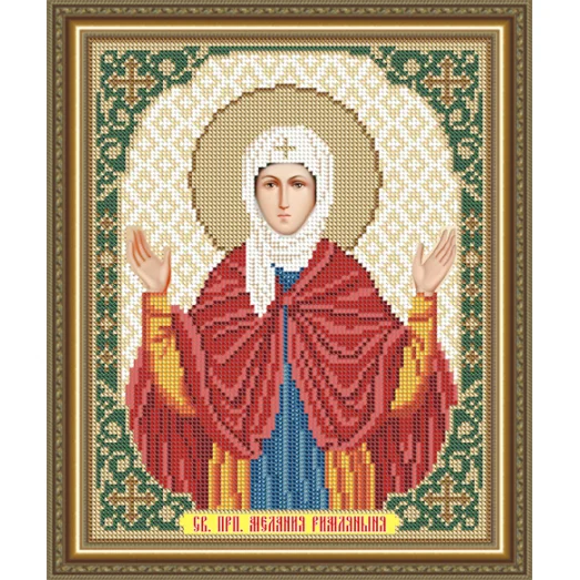 VIA-4151 Св.Преподобная Мелания Римляныня. Схема для вышивки бисером. АртСоло