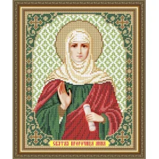 VIA-4156 Святая Пророчица Анна. Схема для вышивки бисером. АртСоло