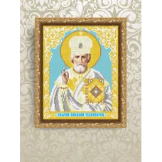 VIА-4203 Святой Николай Чудотворец. Схема для вышивки бисером. АртСоло