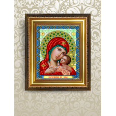 VIА-4210 Пресвятая Богородица Корсунская. Схема для вышивки бисером. АртСоло