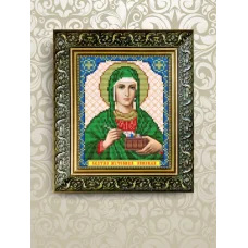 VIA-5063 Святая Зинаида. Схема для вышивки бисером. АртСоло