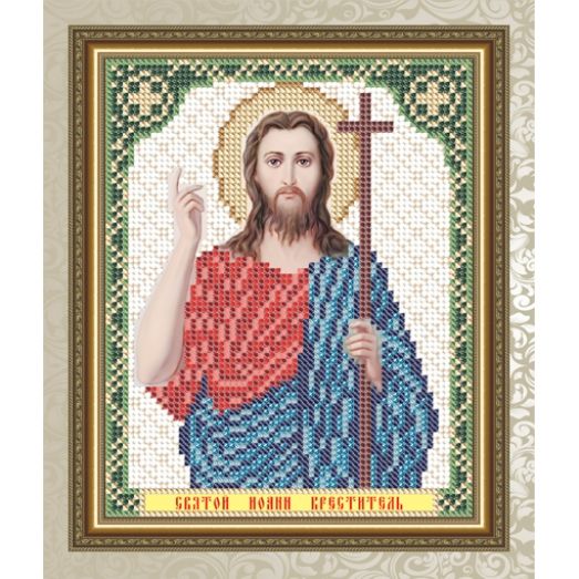 VIA-5114  Святой Иоанн Креститель. Схема для вышивки бисером. АртСоло
