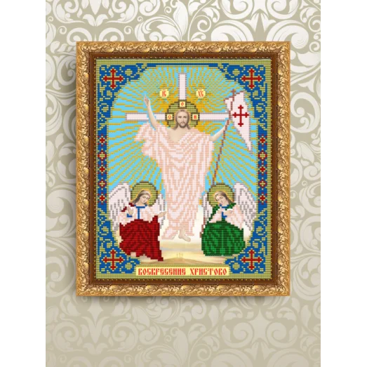 VIA-4230 Воскресение Хритово. Схема для вышивки бисером. АртСоло