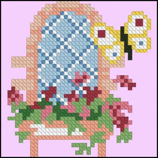 ФЧК-6006 Винтажный стул. Схема для вышивки бисером Феникс