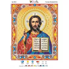 ВК-002 Господь Вседержидель. Схема для вышивки бисером и камнями Фея вышивки