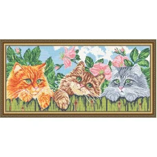 VKA-3104 На заборе. Схема для вышивки бисером. АртСоло