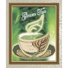 VKA-4044 Зеленый чай. Схема для вышивки бисером. АртСоло