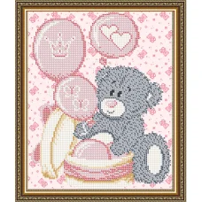 VКA-4066 Метрика для девочки. Схема для вышивки бисером. АртСоло