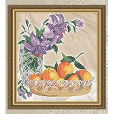 VКA-4708 Мандарины в хрустале. Схема для вышивки бисером. АртСоло